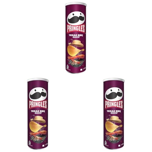 Pringles BBQ 185g (Paquete de 3)