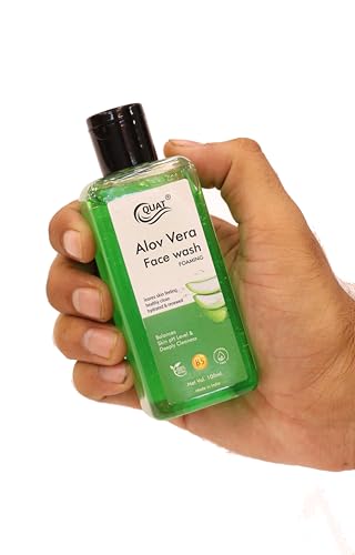 Image of Quat Face Wash Gentle Skin Cleanser for Dry to Normal, Sensitive Skin, 100ml Alovera Face Wash with Niacinamide, Vitamin B5