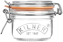 Kilner Clip Top Glass Jar Round, 125 ml Capacity
