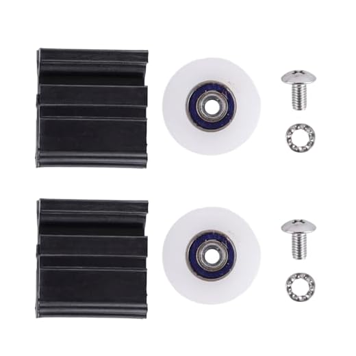 Omabeta Hallen Gewächshaus Türrad Ersatz-Kits Schiebeschrank Tür Leichtgewicht Rollensatz Türrollen Leicht zu bewegende Ersatz-Kits 22mm
