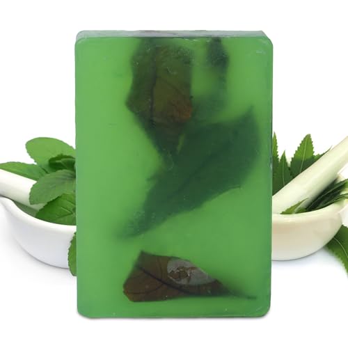 SVATV Handmade Luxury Sugar Soap Neem $ Tulsi Para todo tipo de pieles 100 g Barra