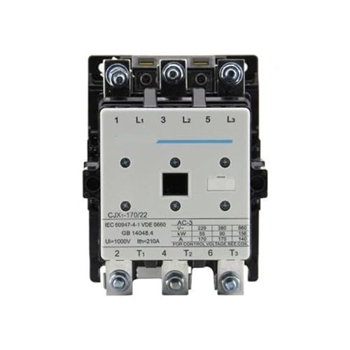 Contactor eléctrico de CA CJX1-170/22 para automatización de bombas de agua
