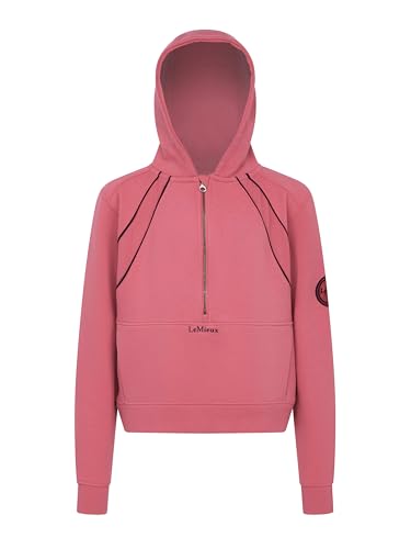 Sweat à capuche demi-zippé LeMieux Young Rider Hettie canneberge enfant