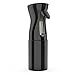 Junlic Vaporisateur pour Cheveux, 200ML Vaporisateur de Coiffure pour Cheveux Ultrafine Brume de Cheveux Outil de Cheveux Réutilisable Vaporisateur de Cheveux pour Coiffeur, Plantes, Fleurs Noir