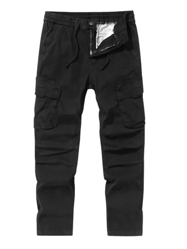 Image of LookMark Men's Cargo Pants Stylish and Comfortable | Men's Cargo Pants with Multiple Pockets | Ideal for Casual Wear, Outdoor Activities, and Everyday Use