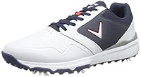 Callaway Golf Chev LS Golfschuh, wasserdicht, Weiß / navy / rot, EU 40