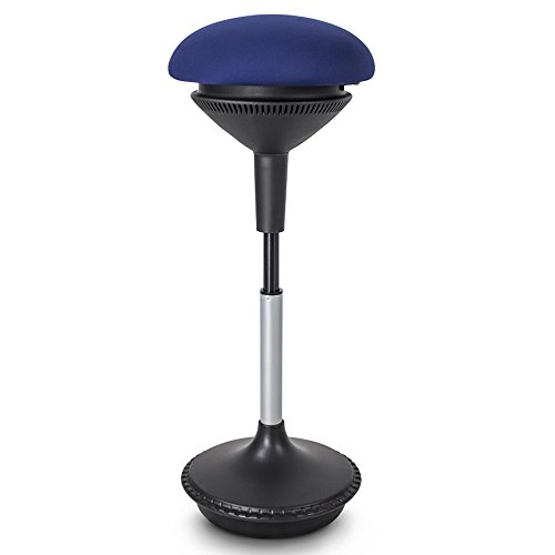 Image of Balancing Adjustable Height Ergostool - Blue