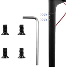 Skateboard Handlebar Front Fork Tube Screws with Hexagon Handle Kits Replacement Parts for Xiaomi M365 Electric Scooter