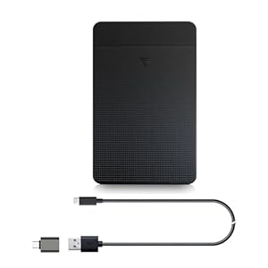 ezekers Externe Festplatte, 320 GB, USB 3.0, USB C, ultradünn, tragbar, kompatibel mit PC, Mac, Laptop, Xbox, Xbox One, PS4 und PS5, iPhone 15 & 16, Android (Samsung, Sony)