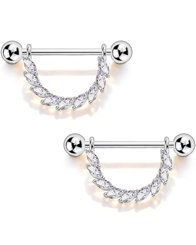 CM Crareesi Mania 14G �j�b�v���s�A�X�W���G���[ 316L �X�e�����X�X�`�[�� �j�b�v���V�[���h�����O �N���A CZ �j�b�v���s�A�X�W���G���[ �����p