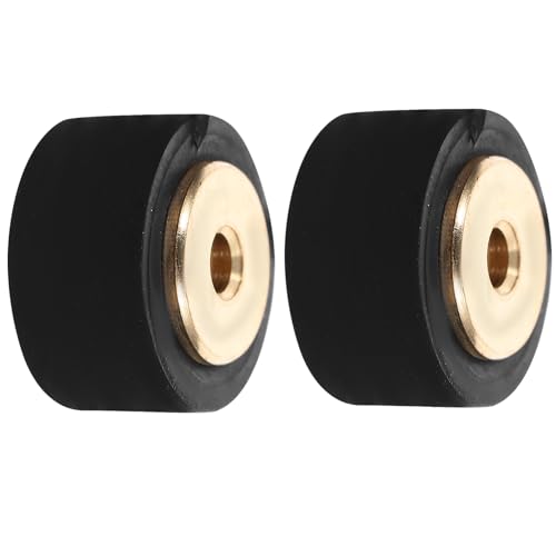 Uonlytech 2 Piezas Rodillo de presión para máquina de Video de Billar Cinturón Reproductor Cassette Reproductor de Cassette Suministros de Radio Rodillo de Arrastre de la grabadora Caucho