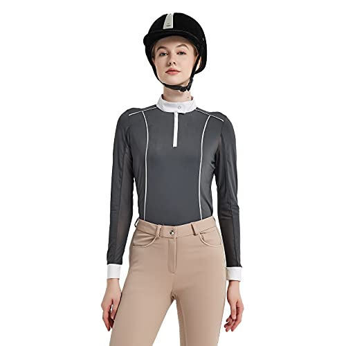 HR Farm Women's Ice Feel Quick Dry Performance Rider Longsleeve Shirt