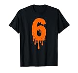 Number 6 Funny Meme Saying 6 7 Six Seven Couples Halloween T-Shirt