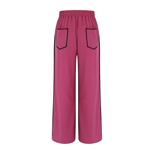 Image of Barrel Pants Women Casual Cargo Wide Leg Baggy Sweatpants Drawstring High Waisted Lounge Palazzo Pants with Pockets