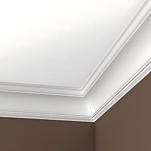 Corniche flexible 150117F pour habiller un mur courbe