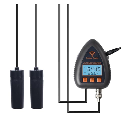 Tuya WiFi 5in1 �����I�����C�����j�^�[ PH ���n���Ō`�� SG EC ���x�e�X�g���[�^�[�{�B�e�X�^�[ �ȒP�v�����m�ȑ���