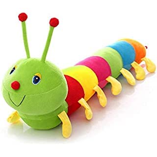 Future Shop Cute Detective Cartoon Character Soft Stuffed Plush Animal Toy for Kids Home Room Decoration (Caterpillar)-image-21