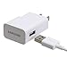 Samsung Universal Micro Home Travel Charger for Galaxy S3/S4/Note 2 - Non-Retail Packaging - White
