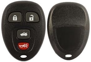 GM 15252034 Keyless Entry Remote Replacement Case and Pad (no electronics included) and Free World Wide Remotes Guide