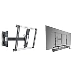 Produkt 1: EXTRA THIN, SICHERE PREMIUM WANDHALTERUNG: Die flachste bewegliche TV-Halterung die zur Verfügung steht. Montieren Sie Ihren Fernseher mit nur einem Abstand von 3.5 cm von der Wand. Die robuste TV-Halterung ist bis zu 18 kg und einer max. VESA 400x400 mm ausgelegt
