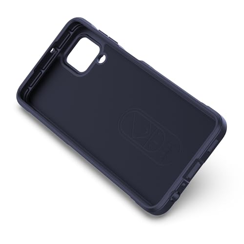 Coque Samsung A22 4G Asuwish silicone bleu avec protège-écran