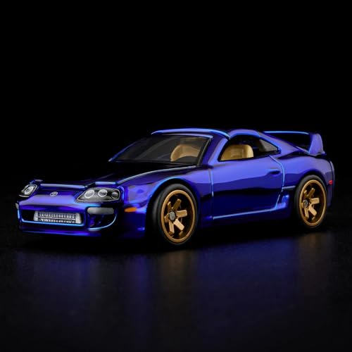 Hot Wheels 1997 Toyota Supra Blue RLC miniatura 2