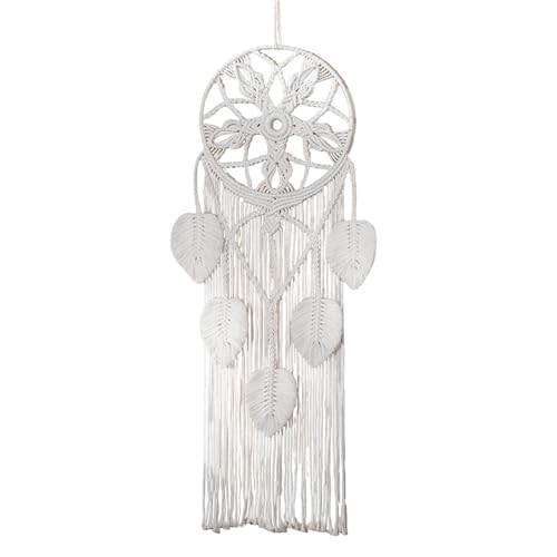 Attrape-rêves en macramé pour cadeau de crémaillère et décoration poétique