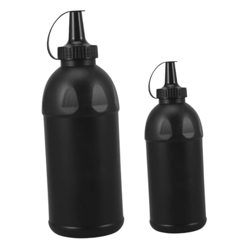 HEMOTON 2pcs Mini Round Ball Bottles (400ml 800ml) Reusable Plastic Storage Containers for Travel Toy Accessories