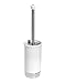 InterDesign 95621 White & Chrome York Toilet Bowl Brush