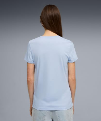 Image of Puma Women Cotton Letter Print Regular Fit Tees