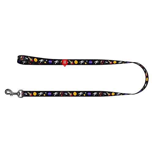 Thick Nylon Dog Leash 4 Ft - Nylon Dog Leashes for Large Dogs, Medium & Nylon Leash for Small Dogs - Long Nylon Dog Leash for Puppy Leash Nylon - Nylon Pet Leash (NASA, 4 Ft x 1" Wide)