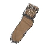 LZXLL Femmes Chaussettes Transparent Glitter Cristal De Soie Dentelle Élastique Courte Chaussettes À La Cheville Élégant Dames Strass Chaussette Voir À Travers Mesh Chaussette
