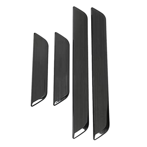Protetor de Soleiras de Porta de Carro, Botão de Aço Inoxidável, Pedal de Cortesia de Boas-vindas, O