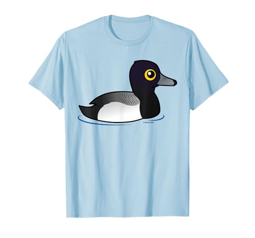 Cute Cartoon Lesser Scaup Birdorable Duck Waterfowl Species T-Shirt