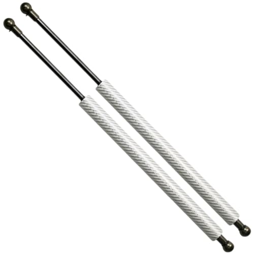 KEDOUKJ Motorhaubenstreben für MG4 EV für MG Mulan 2022–2025, Fronthauben-Gasdämpfer, Kohlefaser-Stoßdämpfer, Autoteile, Modifizieren von Zubehör, 1 Satz (Silberne Kohlefaser)