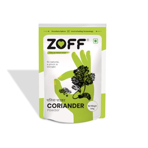 Image of Zoff Coriander Powder - Dhaniya Powder - Aromatic & Fresh Cool Grinding Technology - Natural & Pure - 200grams