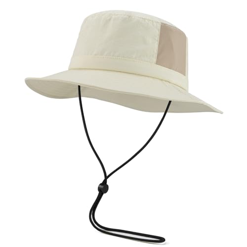 Image of FUICUI Quick Dry Sun Bucket Hat for Men Women Outdoor Unisex Packable Travel Cap