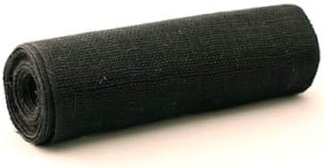 Fabric Black 14" Burlap Ribbon 10 Yard Roll Finished Edges