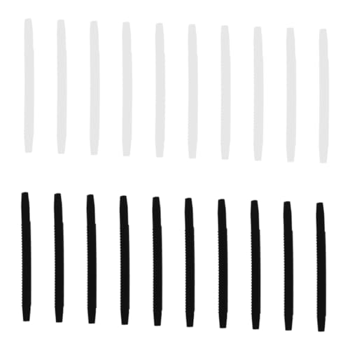 Didiseaon 40pcs Silicone Glasses Temple Tips Anti-slip Eyeglasses End Tips for Running Sports