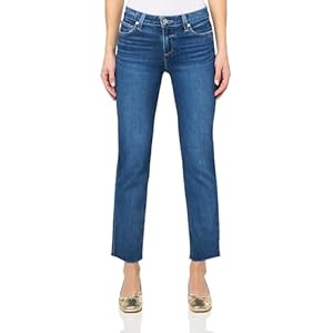 PAIGE Women’s Amber Raw Hem Jeans