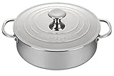 Le Creuset Tri-Ply Stainless Steel Rondeau Pan, 4.5 Quart