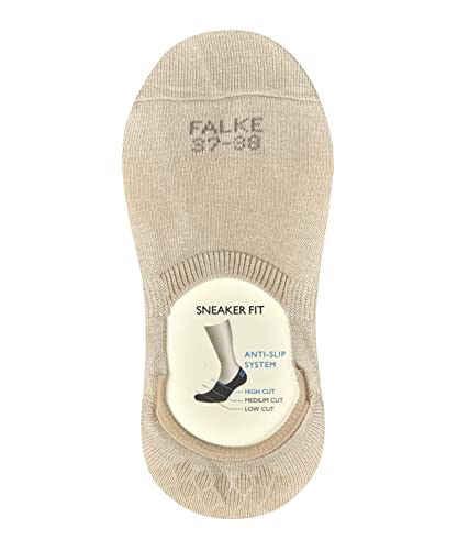 Image of FALKE Women's Sneaker Step No Show Socks, Cotton, Non Slip Low Cut, Breathable Comfort, 1 Pair