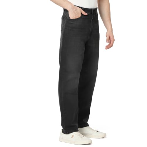 Image of Spykar Men's Renato Loose Fit Mid-Rise Casual Jeans