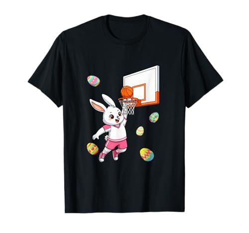 Easter Colorful Costume Playing Basketball Player Kids T-Shirt