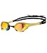 arena Cobra Ultra Swim Goggles, Yellow Copper / Gold, Swipe Anti-Fog Mirror (NEW)