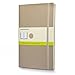 Moleskine Classic Colored Notebook, Large, Plain, Khaki Beige, Soft Cover (5 x 8.25)
