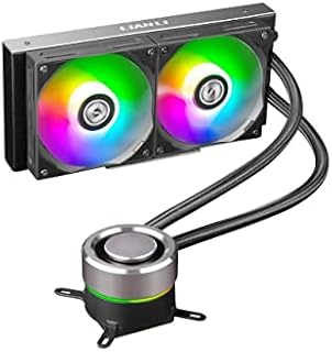 LIAN LI Galahad AIO240 RGB Black-Dual 120mm Addressable RGB Fans AIO CPU Liquid Cooler