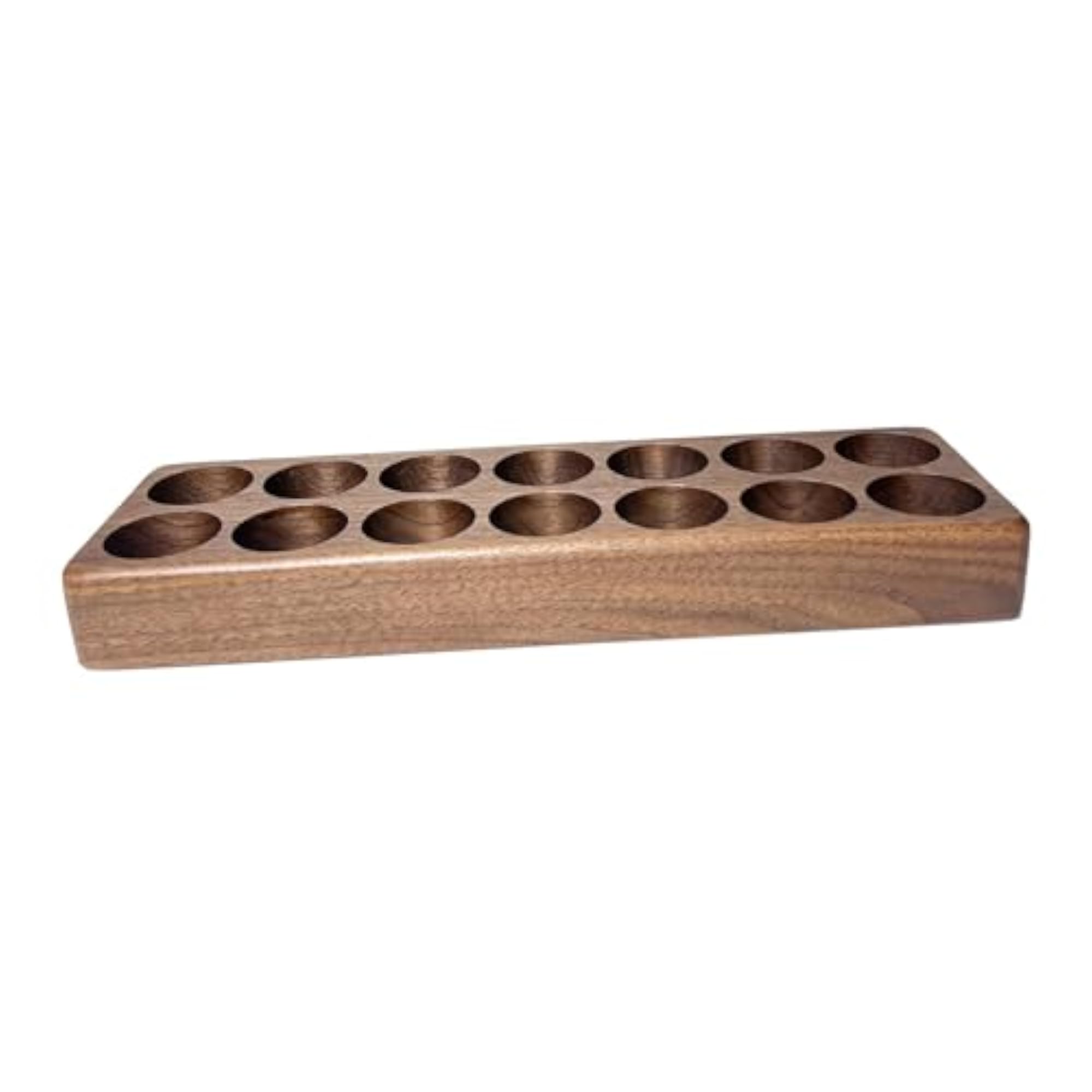 Wooden Lipstick Organizer Decor, 14 Slots