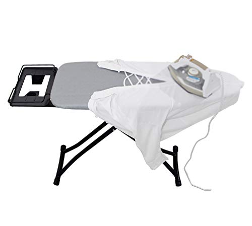 Herramientas de Planchado para el hogar, con Soporte de Hierro Ajustable Tabla de Planchar de Metal para hoteles Dormitorio Centro de lavandería Mesa de Planchado Plegable (Color : #2,