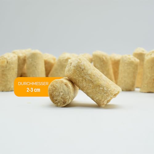 430 ° Öko Anzünder - ( 1,5kg, 3kg, 6kg, 10kg, 12kg ) - Extra lange Brenndauer durch Wachs - Unbegrenzt haltbar - aus Österreich - Kaminanzünder, Ofenanzünder, Grillanzünder - 1,5 kg - 150 Stk.